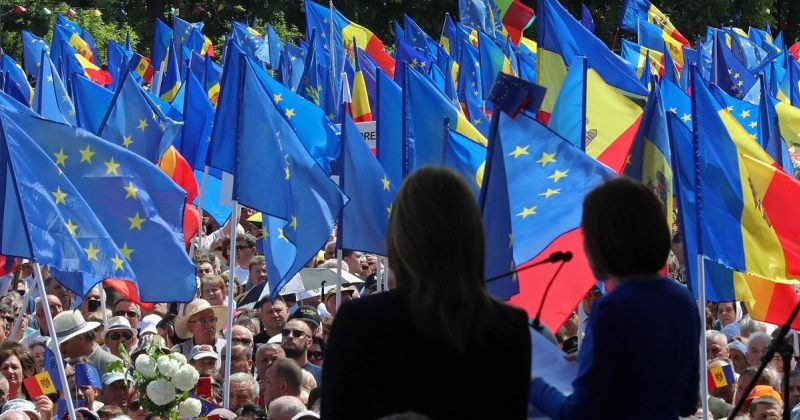 მოლდოვაში უმრავლესობამ EU-ში გაწევრიანების სურვილის კონსტიტუციაში ასახვას დაუჭირა მხარი