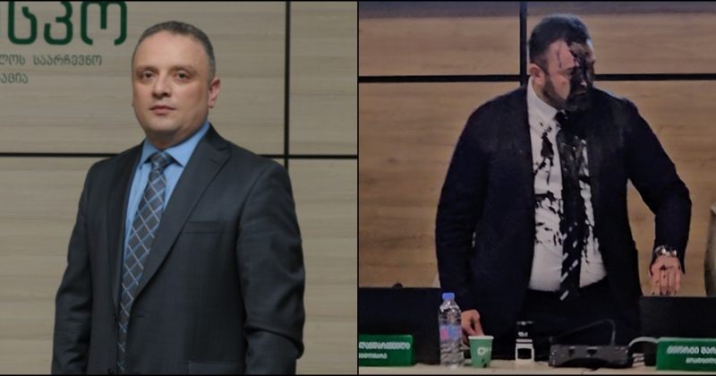 ცესკო საერთაშორისო ორგანიზაციებს და დიპკორპუსს მოუწოდებს, შეაფასონ საღებავის შესხმის ფაქტი