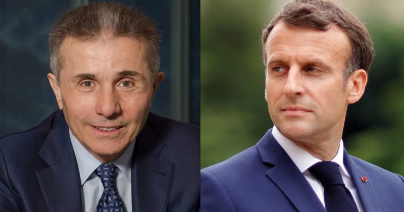ოცნება: ივანიშვილსა და მაკრონს შორის 1-საათიანი სატელეფონო საუბარი შედგა