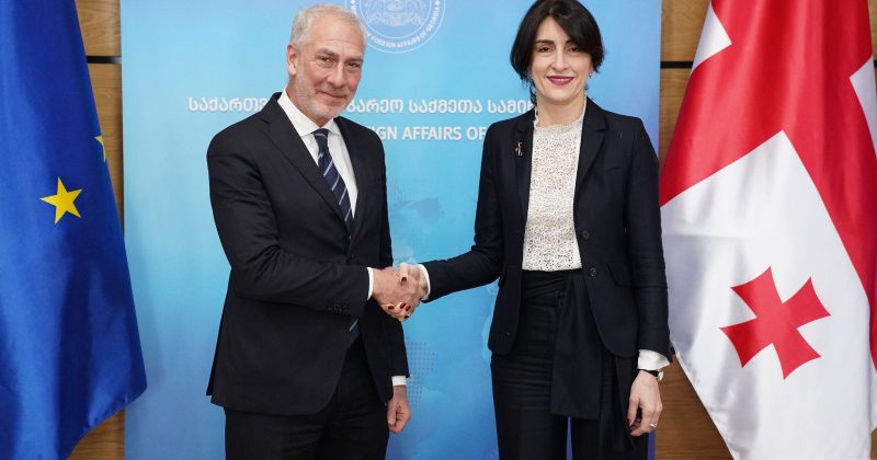 მაკა ბოჭორიშვილი საქართველოში იტალიის საგანგებო და სრულუფლებიან ელჩს შეხვდა