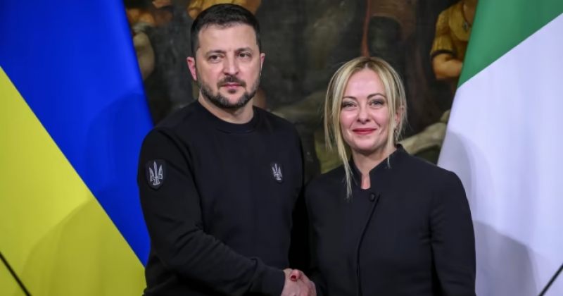 ზელენსკი იტალიაში ჩავიდა და მელონისა და მატარელას ხვდება