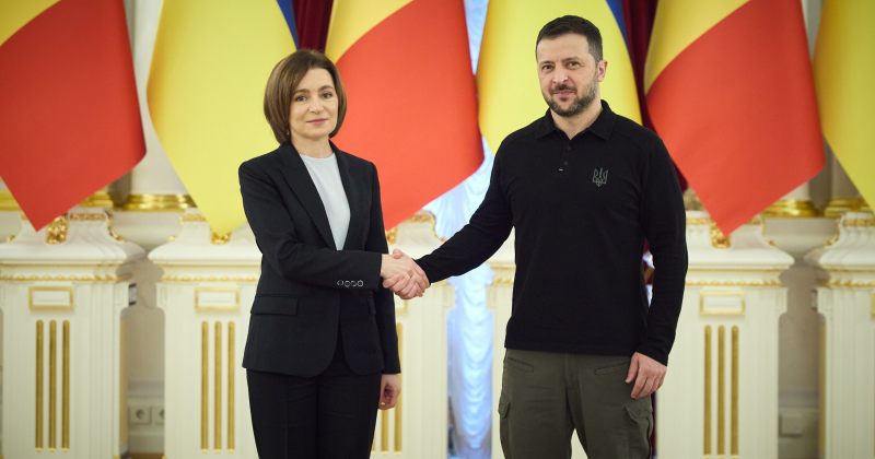 მოლდოვის პრეზიდენტი, მაია სანდუ კიევში ზელენსკის შეხვდა