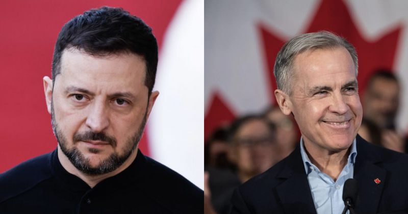 ზელენსკი კანადის ახლად არჩეულ პრემიერმინისტრს ტელეფონით ესაუბრა