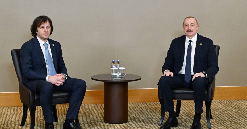 ირაკლი კობახიძე თურქეთში ილჰამ ალიევს შეხვდა 