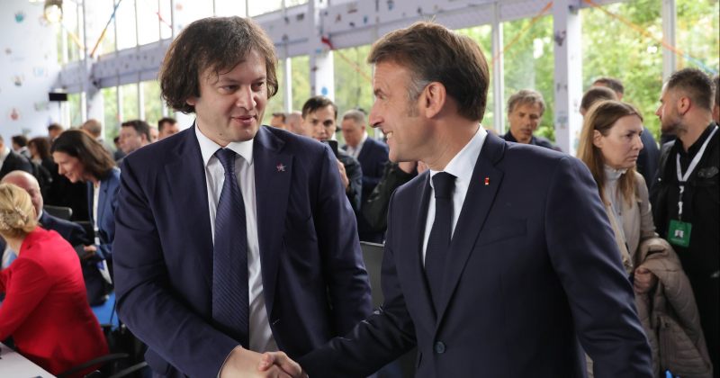 კობახიძე მაკრონზე: საერთო აღქმა გვაქვს, თუ როგორ ვითარდება საქართველოში პროცესები