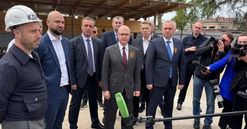 ოკუპირებულ სოხუმში პუტინის ადმინისტრაციის პირველი მოადგილე სერგეი კირიენკო იმყოფება
