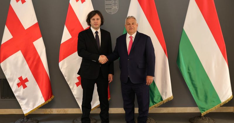 ირაკლი კობახიძე ბუდაპეშტში ვიქტორ ორბანს შეხვდა 