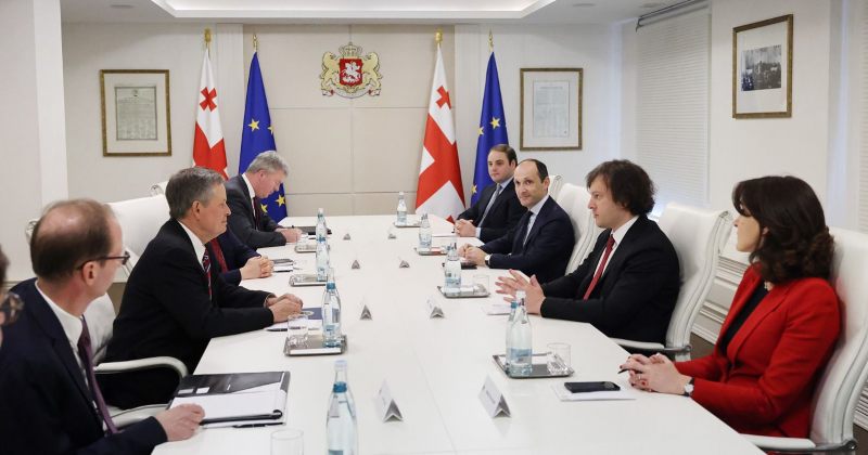 აღნიშნა, რომ ოცნება უზრუნველყოფს პოლიტიკურ სტაბილურობას – კობახიძე სენატორ დეინსს შეხვდა