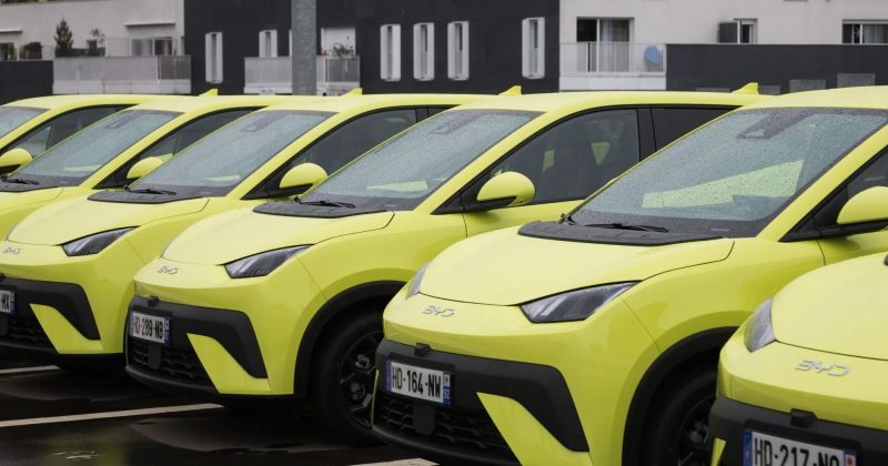 ჩინურმა BYD-მა პირველად ევროპაში Tesla-ზე მეტი ელექტრომობილი გაყიდა