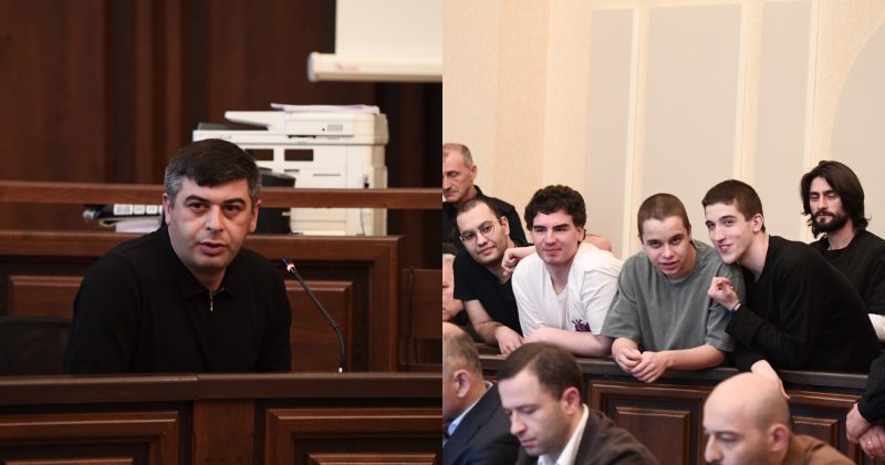 "არ დამინახავს, ვინ მესროლა ფეიერვერკი" – 8 პირის პროცესზე მოწმე პოლიციელი გამოიკითხა