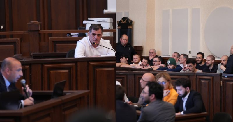 "არ ვიცი, არ დამინახავს ვინ მესროლა ქვა" – მოწმე პოლიციელის ჩვენება 11 პირის პროცესზე