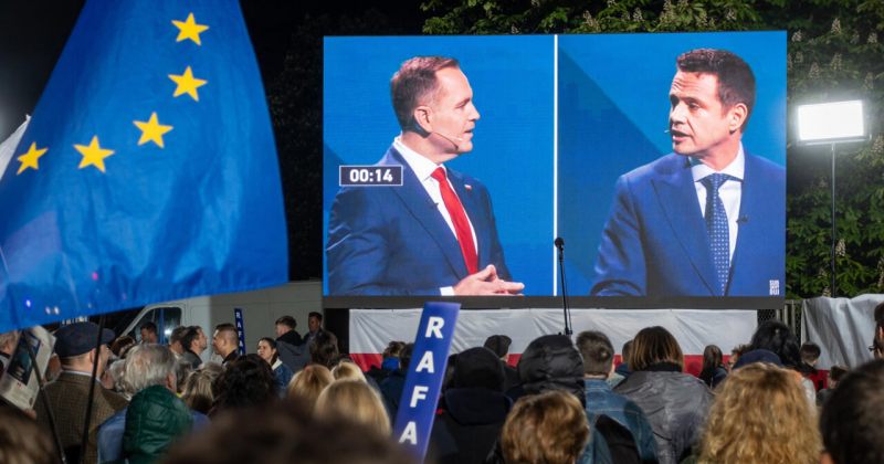 ეგზიტპოლის მიხედვით, პოლონეთის საპრეზიდენტო არჩევნებში მეორე ტური დაინიშნება