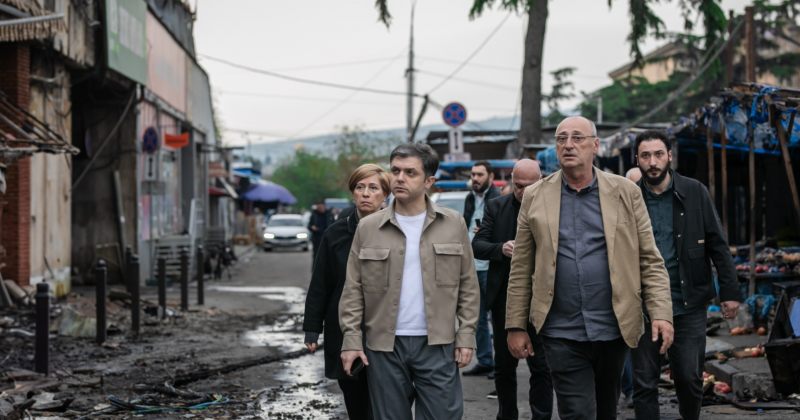 ე.წ. ვაგზლის ბაზრობაზე ხანძრით დაზარალებულებს მერია გარკვეული ფორმით დაეხმარება – მერია