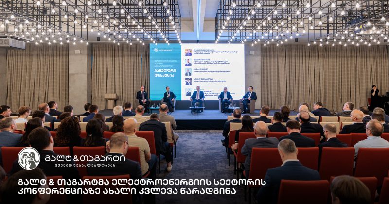 გალტ & თაგარტმა ელექტროენერგიის სექტორის კონფერენციას უმასპინძლა და კვლევა წარადგინა (რ)