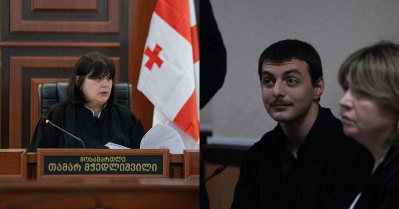 რეჟიმმა 19 წლის საბა ჯიქიას 4 წლით და 6 თვით პატიმრობა მიუსაჯა