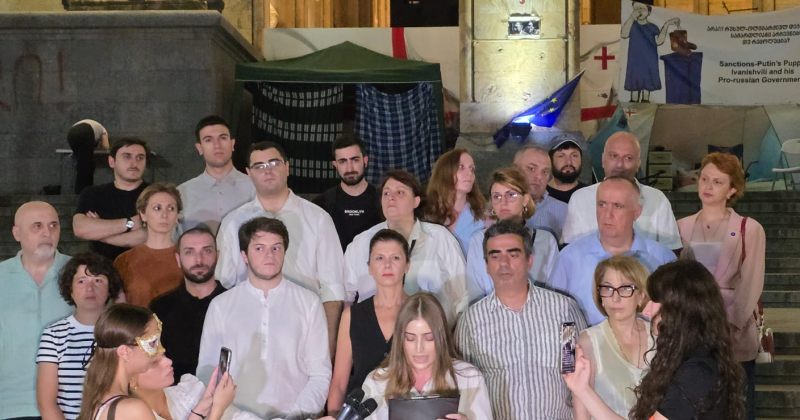 "დარეგისტრირდი და გააძლიერე წინააღმდეგობა" - 8 პარტიამ პლატფორმა joinresistance.ge შექმნა