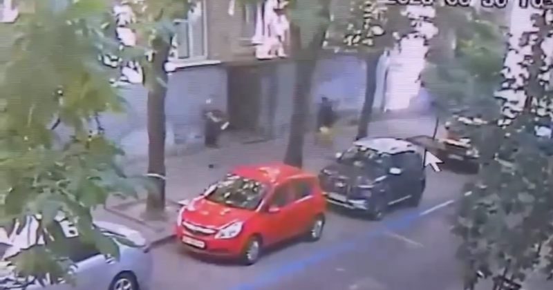 ვრცელდება უკრაინის რადას ყოფილი თავმჯდომარის, ანდრი პარუბის მკვლელობის კადრები (VIDEO)