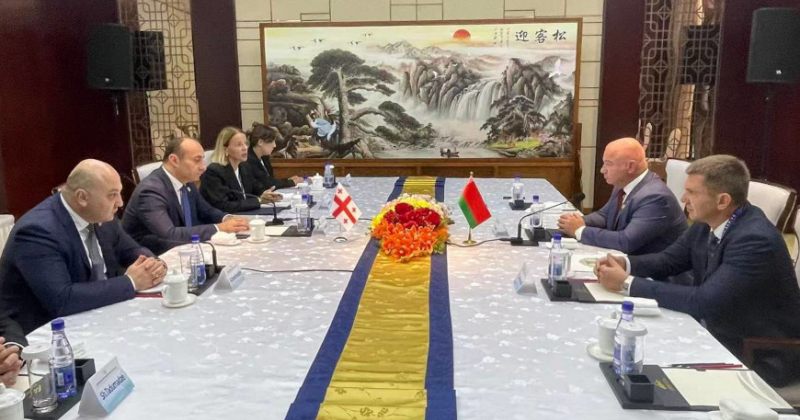 გეკა გელაძე ჩინეთში ბელარუსის საგამოძიებო კომიტეტის სანქცირებულ უფროსს შეხვდა