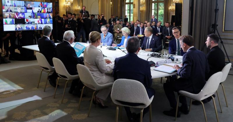 მსურველთა კოალიციის შეხვედრა დასრულდა, მაკრონის თქმით, უსაფრთხოების გარანტიები მზადაა