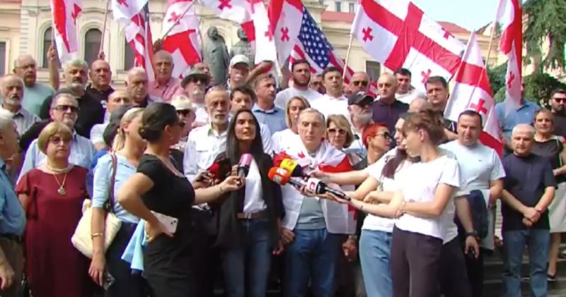 ჯაფარიძე: 4 ოქტომბერი არ იქნება რიგითი აქცია, ქართველი ერი სილას გააწნავს რუსულ რეჟიმს