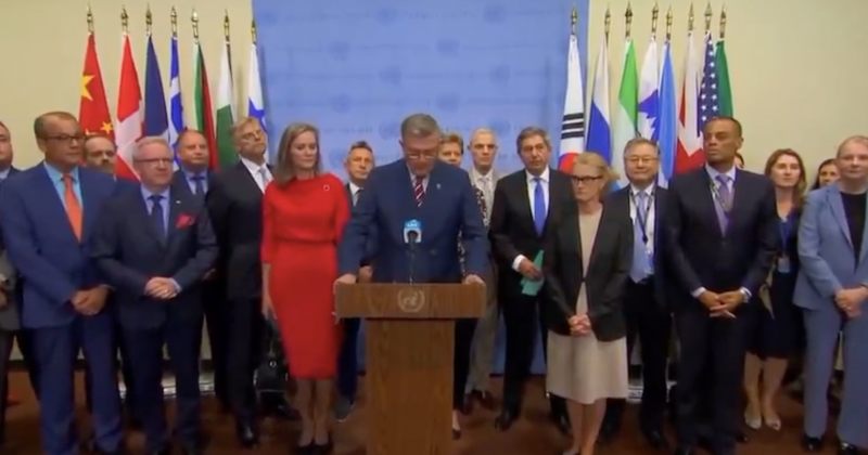 გაეროში 40-ზე მეტი ქვეყანა, მათ შორის, საქართველო პოლონეთში დრონების შეჭრას აპროტესტებს