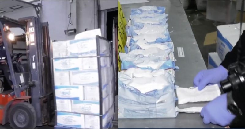 სველი ხელსახოცების პაკეტებიდან ₾80 მლნ-ს ღირებულების ჰეროინი ამოიღეს – შსს-მ 2 პირი დააკავა