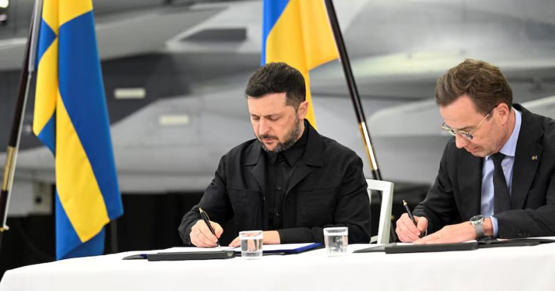 შვედეთმა და უკრაინამ მოაწერეს ხელი, რაც უკრაინაში 150-მდე Gripen-ის ექსპორტს შეუწყობს ხელს