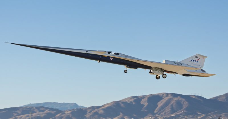 Lockheed Martin-მა წარმატებით გამოცადა ზებგერითი თვითმფრინავი X-59