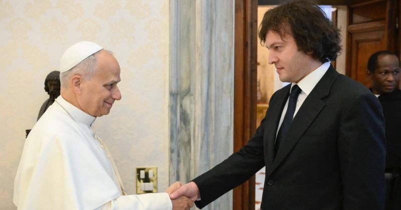 ირაკლი კობახიძე ვატიკანში პაპ ლეო XIV-ს შეხვდა