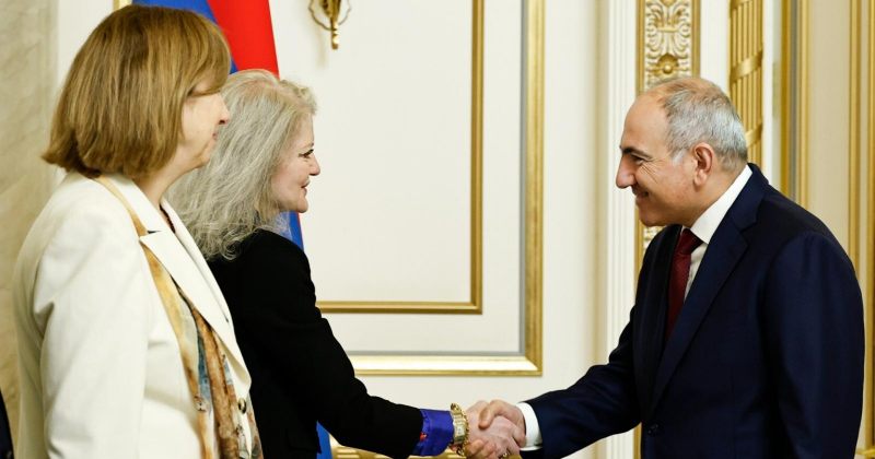 ნიკოლ ფაშინიანი აშშ-ს სახელმწიფო მდივნის მოადგილეს შეხვდა