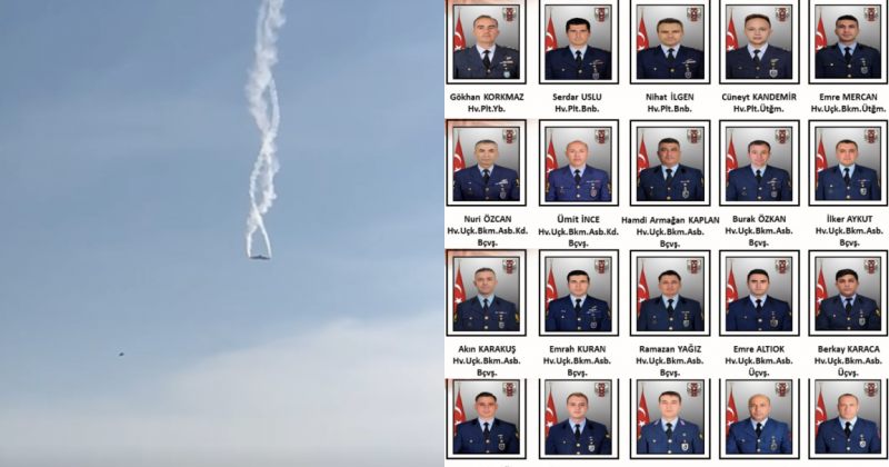 თურქეთი საქართველოში სამხედრო თვითმფრინავის ჩამოვარდნისას დაღუპულთა ვინაობას ასაჯაროებს