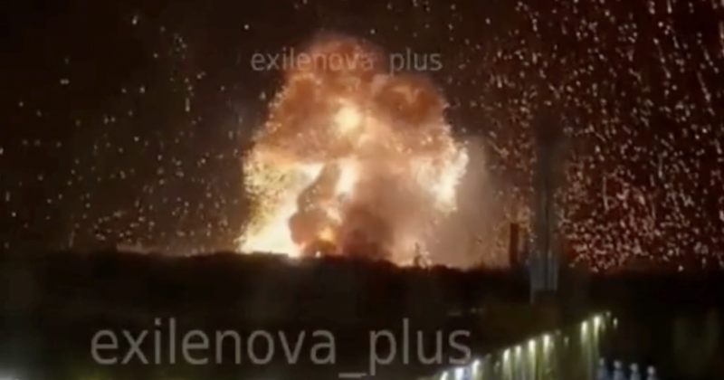 უკრაინამ ნოვოროსიისკის პორტის ნავთობის ტერმინალზე მასშტაბური იერიში მიიტანა