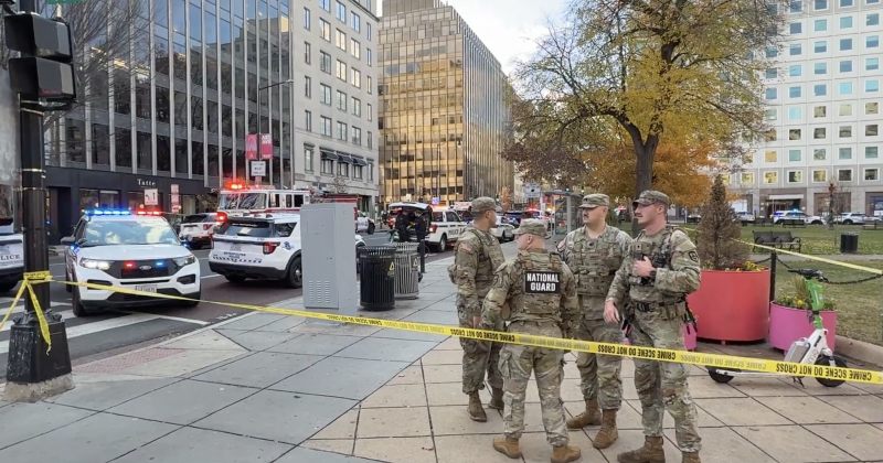 ვაშინგტონში, თეთრ სახლთან ახლოს, აშშ-ს ეროვნული გვარდიის ორი წევრი დაჭრეს