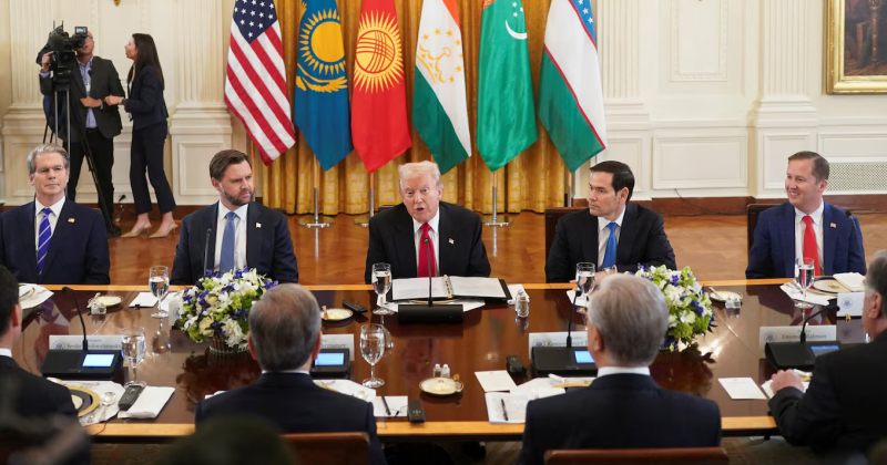 ტრამპი ცენტრალური აზიის ლიდერებს შეხვდა და მათთან პარტნიორობის გამყარების სურვილი გამოთქვა