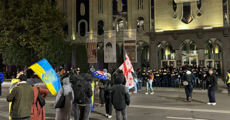 შსს: ბოლო 5 დღის განმავლობაში რუსთაველის გადაკეტვის გამო 29 ადამიანი დავაკავეთ