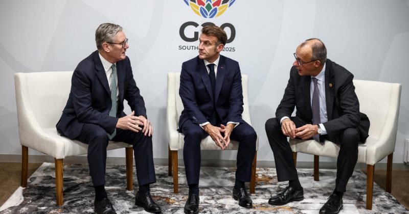 მერცმა, სტარმერმა და მაკრონმა ტრამპთან სატელეფონო საუბარი გამართეს