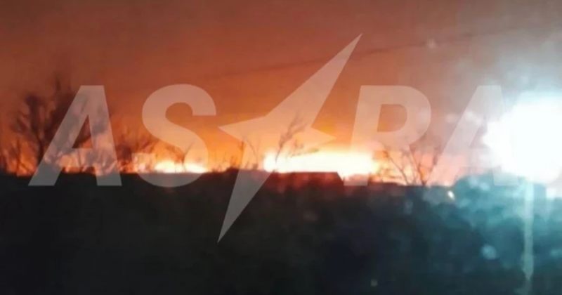 უკრაინის მიერ კრასნოდარის ოლქის ერთ-ერთ პორტზე იერიშის შედეგად მასშტაბური ხანძარი გაჩნდა