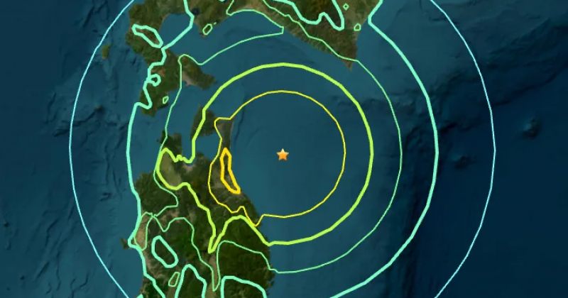 იაპონიის სანაპიროსთან 7.6 მაგნიტუდის მიწისძვრის გამო ცუნამის შესახებ გაფრთხილება გამოიცა