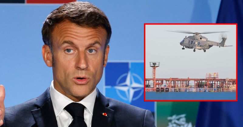 მაკრონი: საფრანგეთის საზღვაო ძალები რუსეთიდან წამოსულ ტანკერზე გადასხდნენ