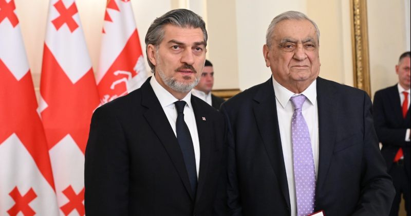 ყაველაშვილმა როინ მეტრეველს საქართველოს ეროვნული პრემია მიანიჭა