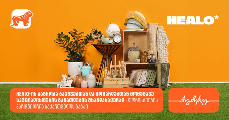 Healo-ის ბაზრობა ბავშვებთან და მოზარდებთან მომუშავე სპეციალისტების განათლების მხარდასაჭერად - BOG (რ)