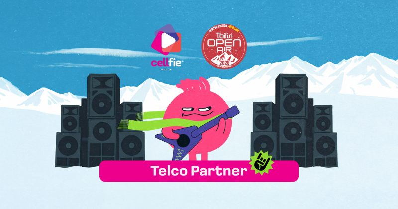 სელფი Tbilisi Open Air 2026: Winter Edition-ის ტელკო პარტნიორია (რ)