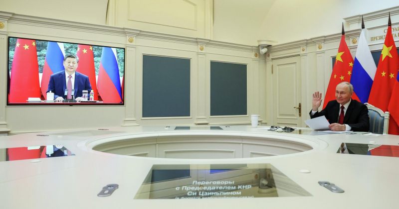 რუსეთისა და ჩინეთის პრეზიდენტებმა ქვეყნებს შორის თანამშრომლობა განიხილეს