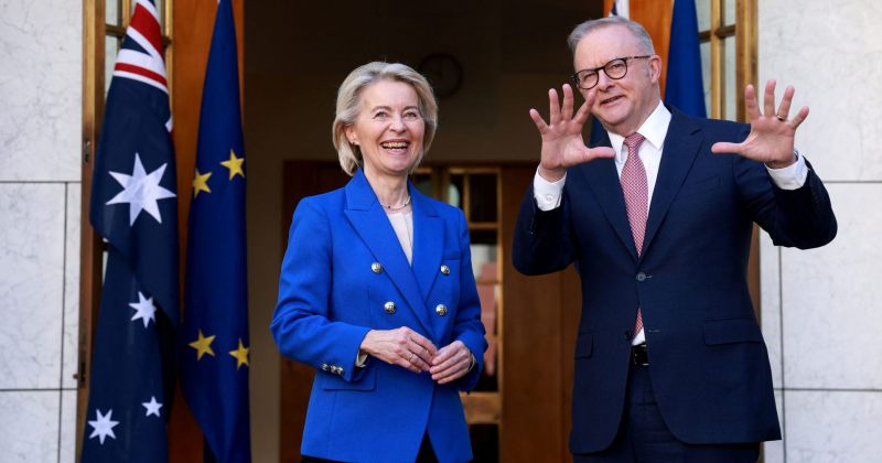 ევროკავშირმა და ავსტრალიამ თავისუფალი ვაჭრობისა და თავდაცვის შეთანხმებები გააფორმეს