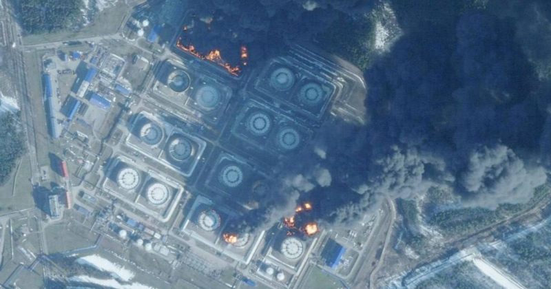 უკრაინამ რუსეთის ბალტიის ზღვის მთავარ ნავთობტერმინალს დაარტყა