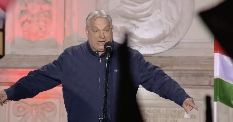 ორბანს უნგრეთის ერთ-ერთ ქალაქში საარჩევნო კამპანიის დროს საპროტესტო შეძახილებით დახვდნენ