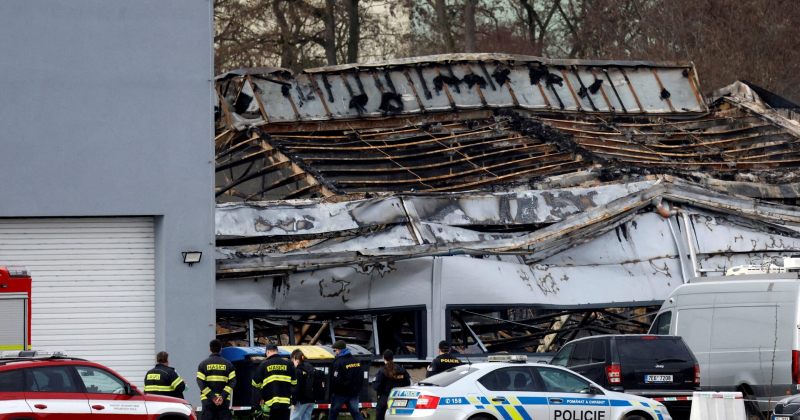 ჩეხეთი დრონების მწარმოებელ ქარხანაში გაჩენილი ხანძრის საქმეში რუსულ კვალს იძიებს