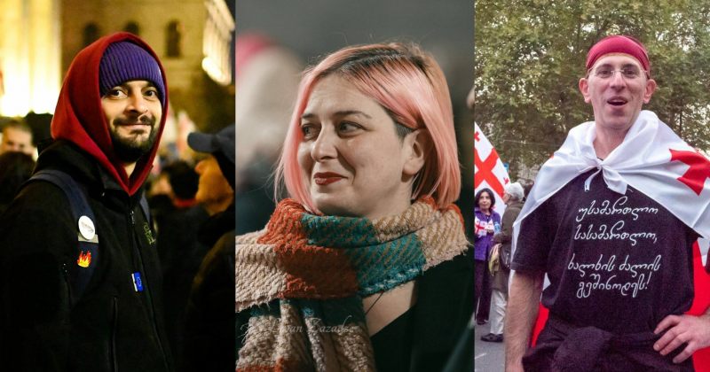 აქციაზე გზის "გადაკეტვის" და ტროტუარზე დგომისთვის 3 პირს პატიმრობა შეეფარდა