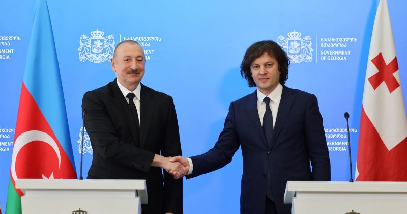 ალიევი ერთობლივ ბრიფინგზე: ვუფრთხილდებით საერთო ინტერესებს და მეგობრობას