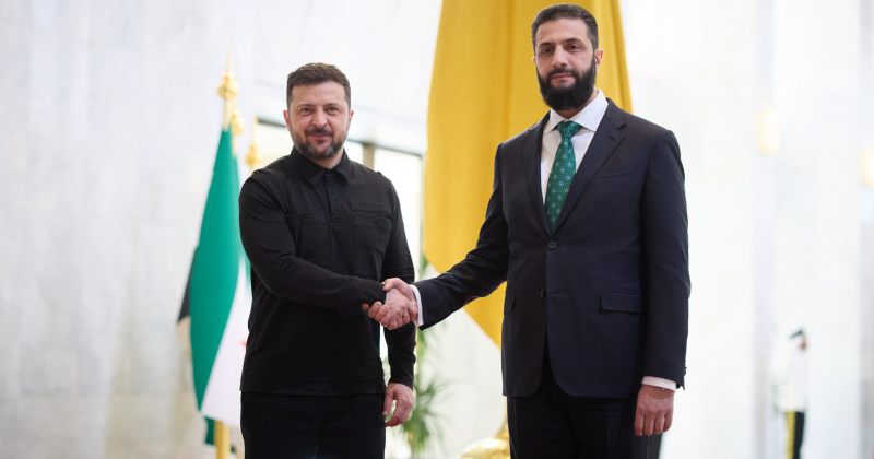 ზელენსკი სირიის ლიდერს შეხვდა – "სამხედრო გამოცდილების გაცვლის ინტერესი არსებობს"